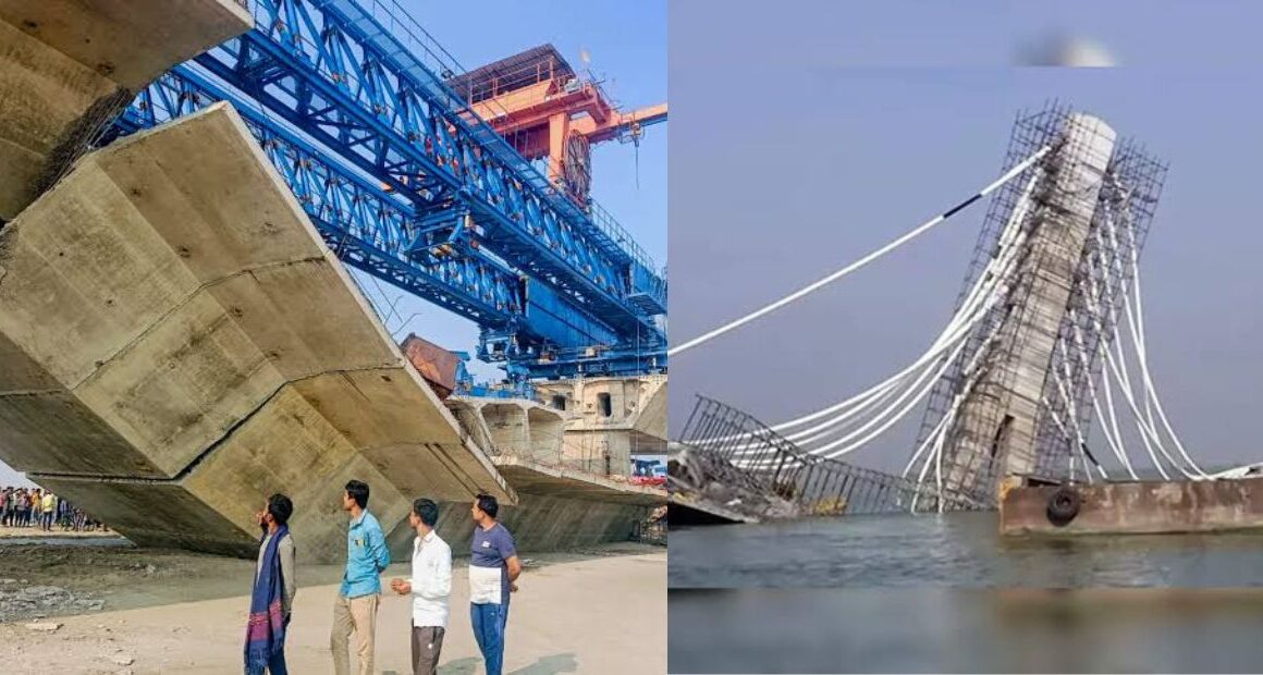 What Was the Reaction of Nitesh Kumar after the Bridges Collapsed? 