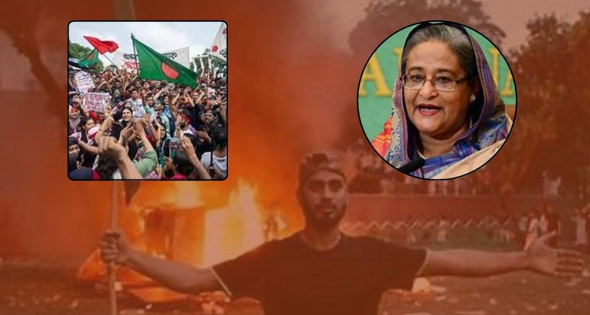 Sheikh Hasina Flees Amidst Protest | Bangladesh Crisis