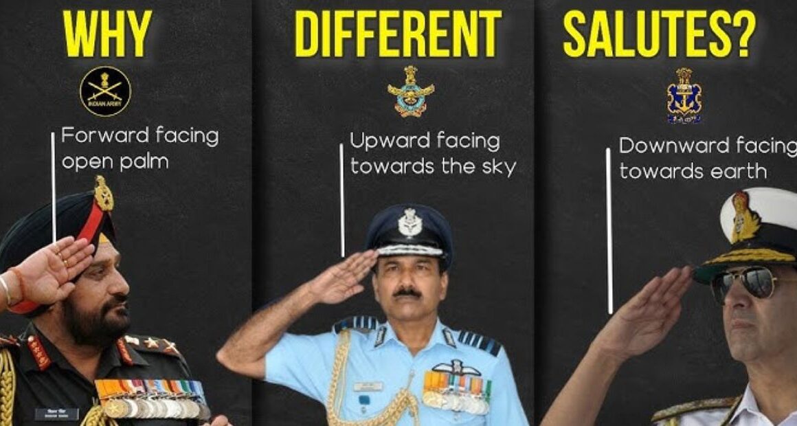 Why Do the Soldiers of the India’s Armies Salute in Different Ways?