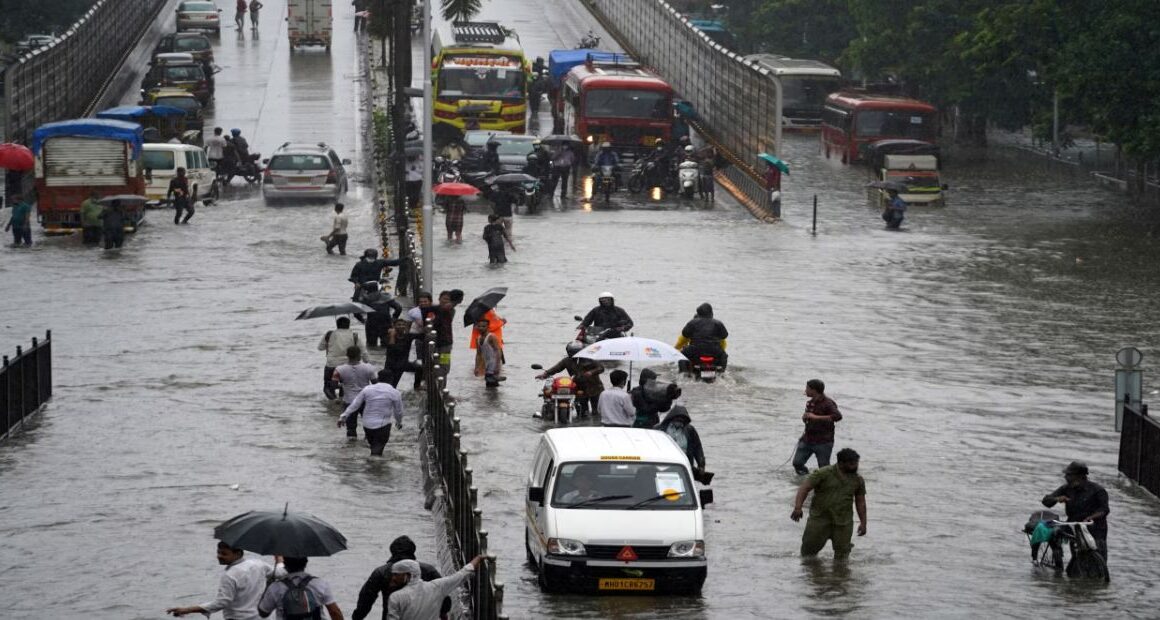 Mumbai City Flooded Due to Excessive Rainfall