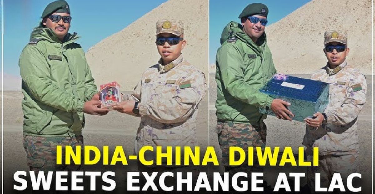 India-China Soldiers Distributed Sweets to Each Other on Diwali